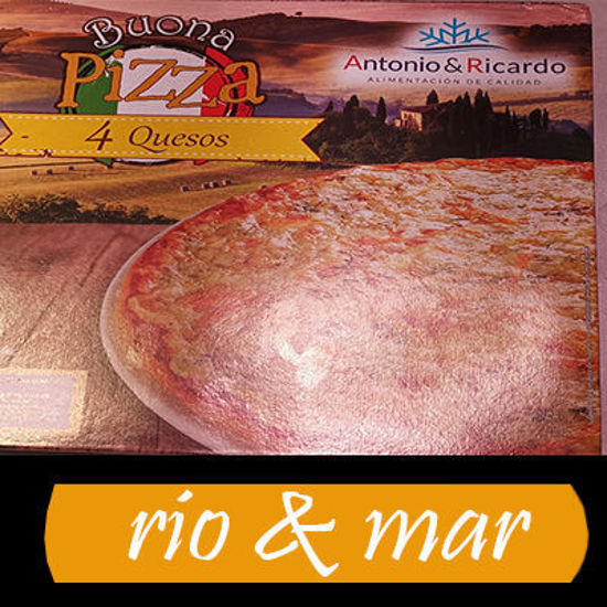 Imagen de Pizza cuatro quesos